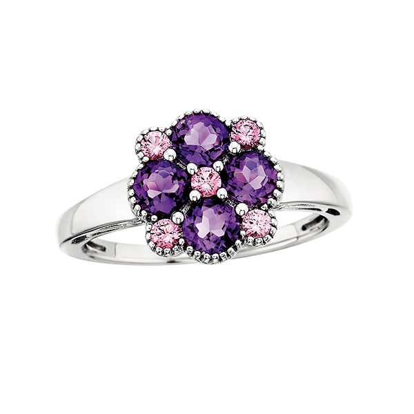 Amethyst and Pink Tourmaline Ring Reed & Sons Sedalia, MO