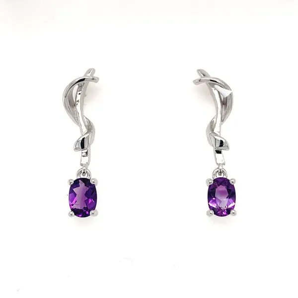 Sterling Silver Amethyst Earrings Reed & Sons Sedalia, MO