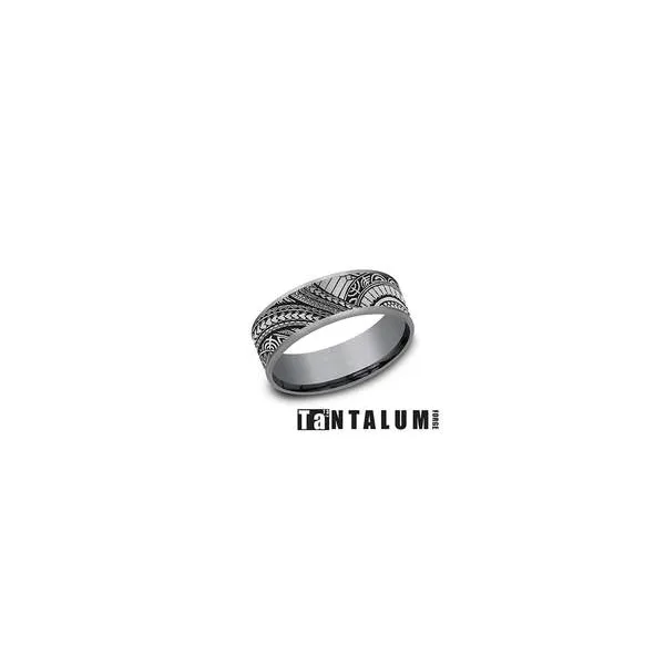 Men's Tantalum Band with a Polynesian design Reed & Sons Sedalia, MO