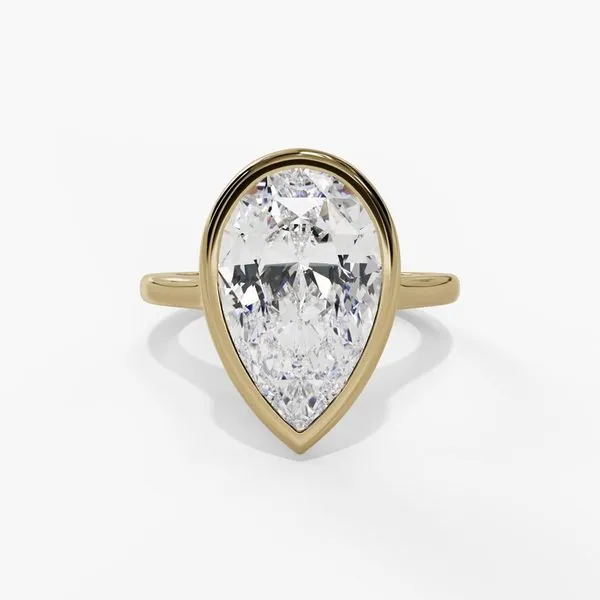 Engagement Ring Reflections In Gold Venice, FL