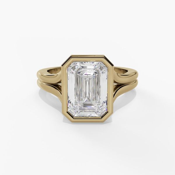 Engagement Ring Reflections In Gold Venice, FL