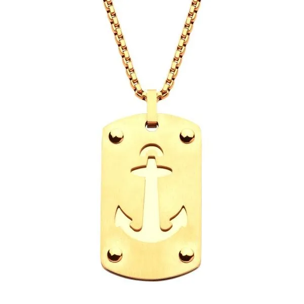 Stainless Necklace Reflections In Gold Venice, FL