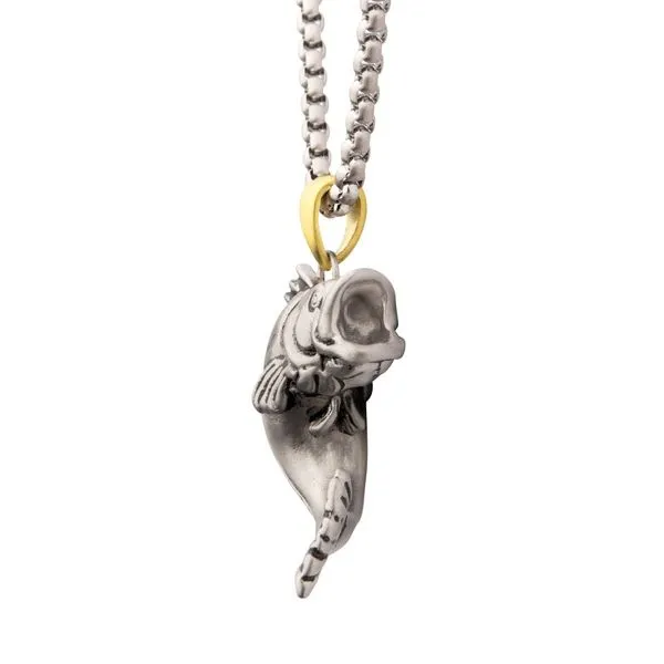 Stainless Necklace Image 2 Reflections In Gold Venice, FL