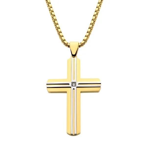 Stainless Necklace Reflections In Gold Venice, FL