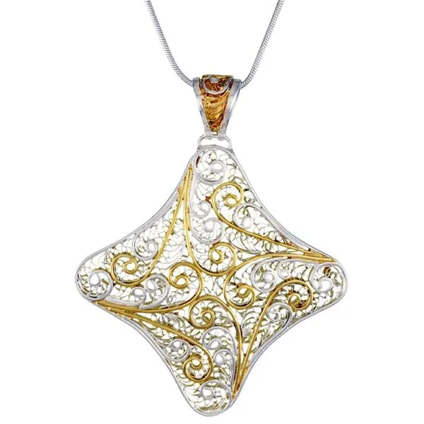 Silver Necklace Reflections In Gold Venice, FL