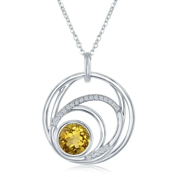 Silver Necklace Reflections In Gold Venice, FL