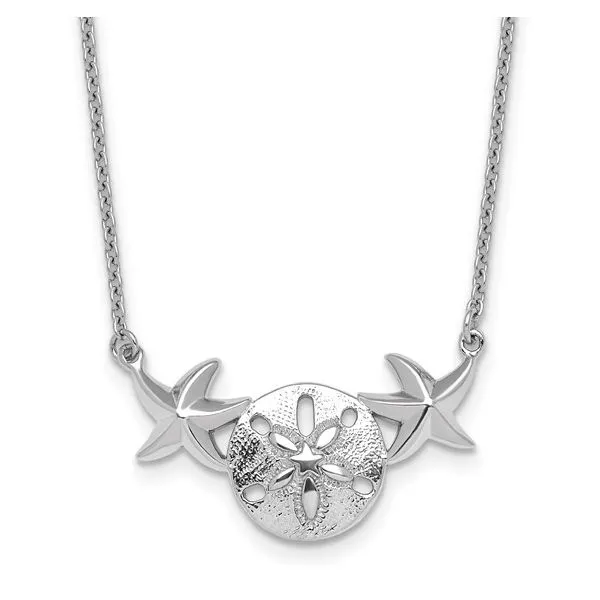 Silver Necklace Reflections In Gold Venice, FL
