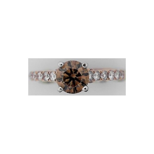 14K Rose Gold Diamond/Espresso Center 1.11Ctw Ring Reiniger Jewelers Swansea, IL