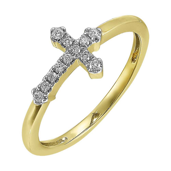 14Kt Yellow Gold Diamond 1/12Ctw Ring Reiniger Jewelers Swansea, IL