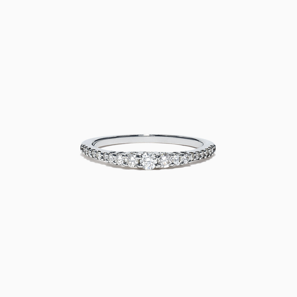 14K White Gold .31Ctw Diamond Band Reiniger Jewelers Swansea, IL
