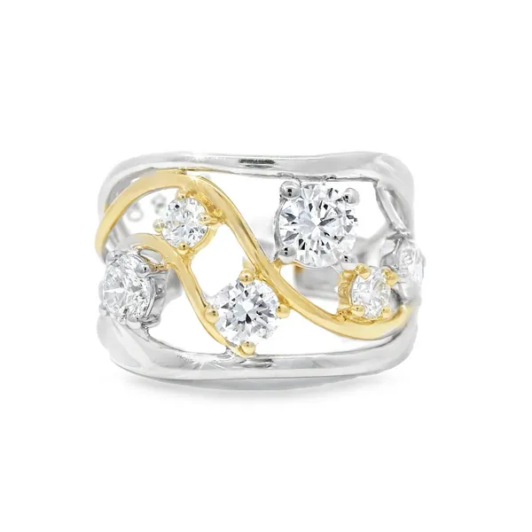 14k Two-Tone 1.25ctw lab grown diamond fashion ring Reiniger Jewelers Swansea, IL