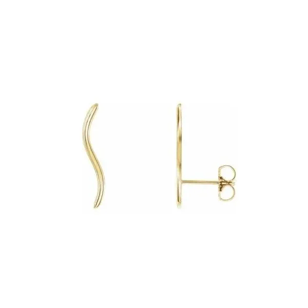 Gold Fashion Earring Reiniger Jewelers Swansea, IL