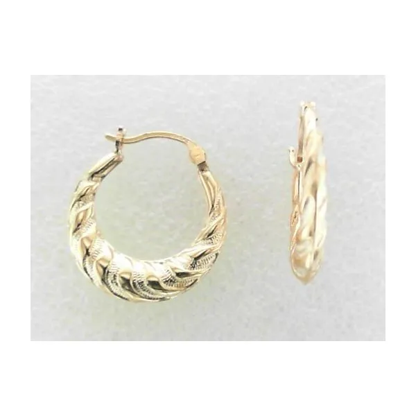 Gold Fashion Earring Reiniger Jewelers Swansea, IL