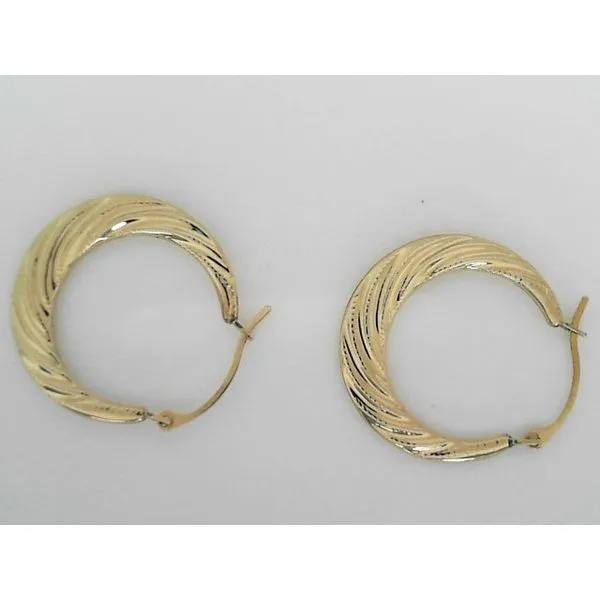 Gold Fashion Earring Reiniger Jewelers Swansea, IL