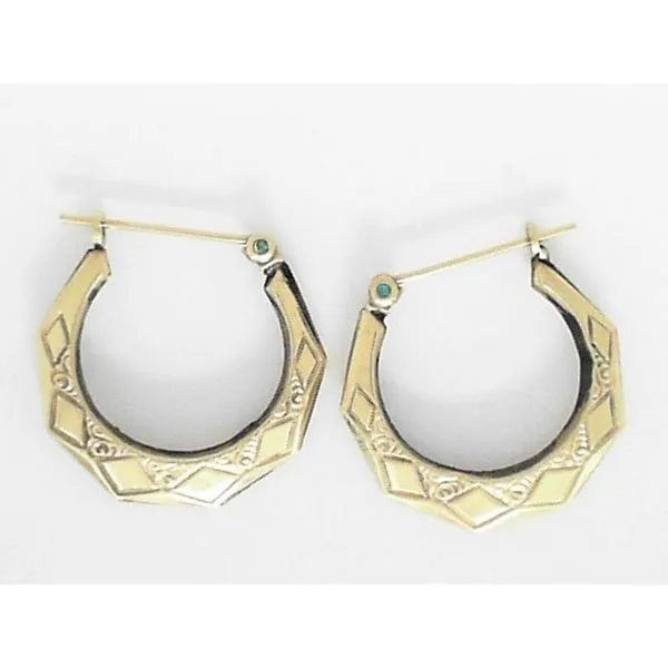 Gold Fashion Earring Reiniger Jewelers Swansea, IL