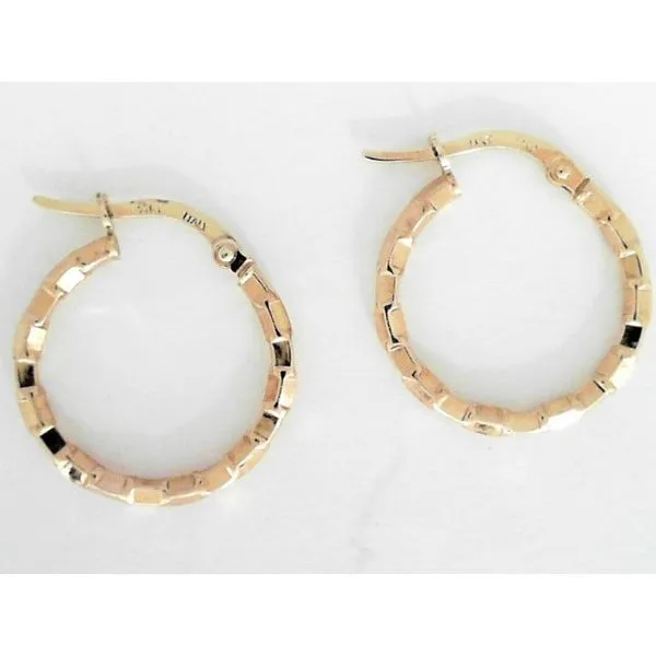 Gold Fashion Earring Reiniger Jewelers Swansea, IL