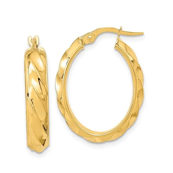 Gold Fashion Earring Reiniger Jewelers Swansea, IL