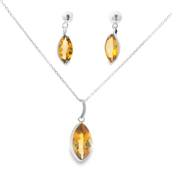 Sterling Silver Citrine Necklace Reiniger Jewelers Swansea, IL