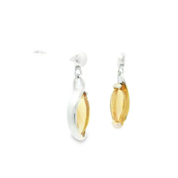 Sterling Silver Citrine Earrings Image 2 Reiniger Jewelers Swansea, IL