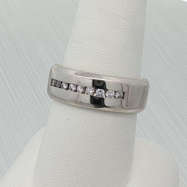 Rich Custom Jewelry 14K White Gold Channel Set Diamond Band Rich Custom Jewelry Las Vegas, NV