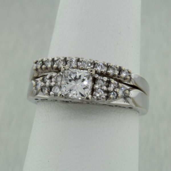 14KW Gold and Mined Diamond Wedding Set Rich Custom Jewelry Las Vegas, NV