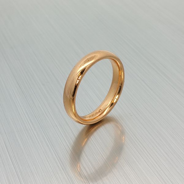 Vintage ArtCarved 14K Yellow Gold 4mm Comfort Fit Half Round Band Rich Custom Jewelry Las Vegas, NV