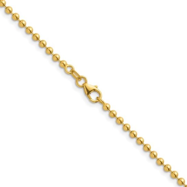 18KY Gold Bead Chain Rich Custom Jewelry Las Vegas, NV