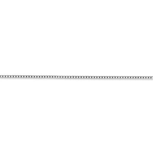 14K White Gold 24 inch 1.4mm Box with Lobster Clasp Chain Rich Custom Jewelry Las Vegas, NV