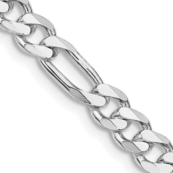 Sterling Silver Figaro Chain Rich Custom Jewelry Las Vegas, NV