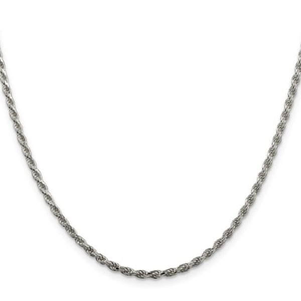 Sterling Silver 2.25mm 18 inich Diamond Cut Rope Chain 8.93gr Rich Custom Jewelry Las Vegas, NV