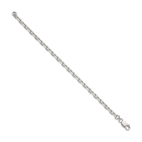 Sterling Silver Cable Link Bracelet Rich Custom Jewelry Las Vegas, NV