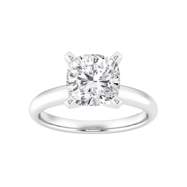 1 1/2 Carat Cushion Lab Grown Diamond Solitaire Engagement Ring Robert Irwin Jewelers Memphis, TN