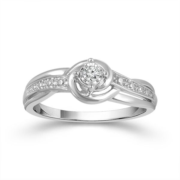 Sterling Silver 1/20 Carat Diamond Promise Ring Robert Irwin Jewelers Memphis, TN