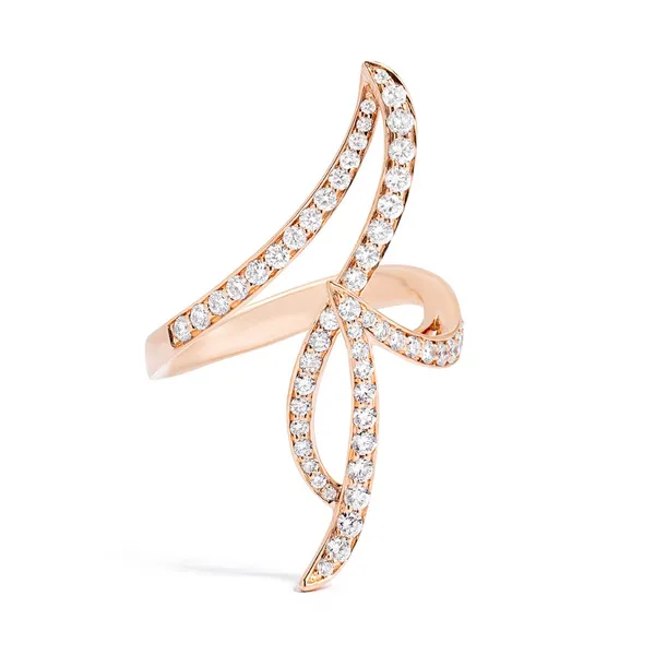 4/5 Ctw Couture Freeform Diamond Fashion Ring in 18 Karat Rose Gold Robert Irwin Jewelers Memphis, TN