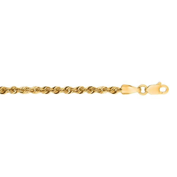 10 Karat Yellow Gold 20 Inch 3mm Rope Chain Robert Irwin Jewelers Memphis, TN