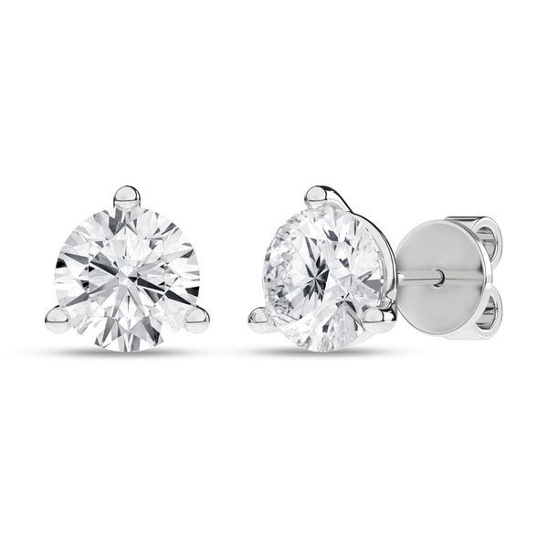 LAB ROUND STUD EARRINGS Roberts Jewelers Jackson, TN