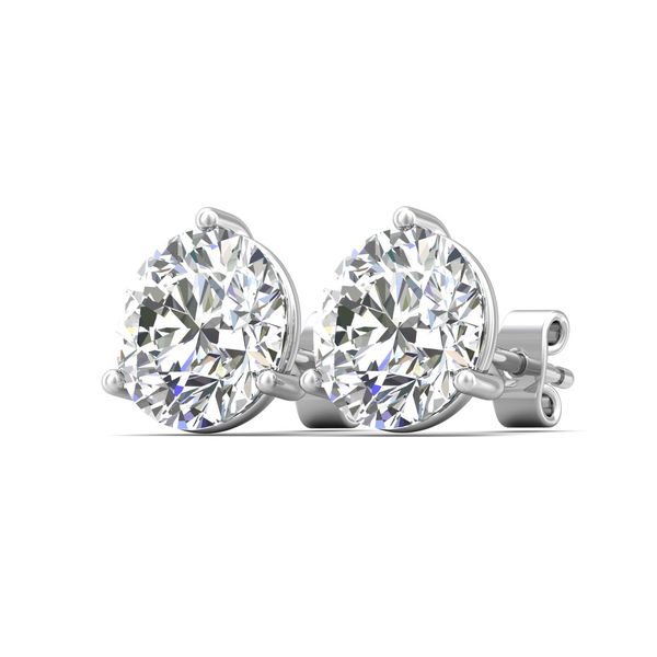 LAB ROUND STUD EARRINGS Roberts Jewelers Jackson, TN