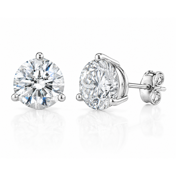 LAB ROUND STUD EARRINGS Roberts Jewelers Jackson, TN