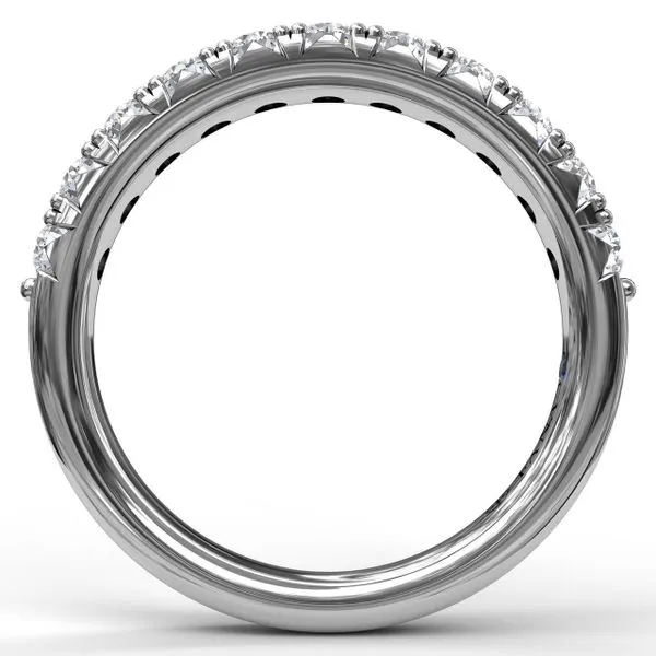 FANA 14 Karat Diamond Wedding Band Image 2 Roberts Jewelers Jackson, TN
