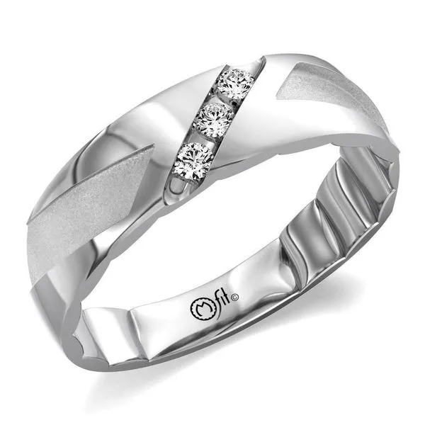 10K White Gold Men's Diamond Wedding Band Roberts Jewelers Jackson, TN