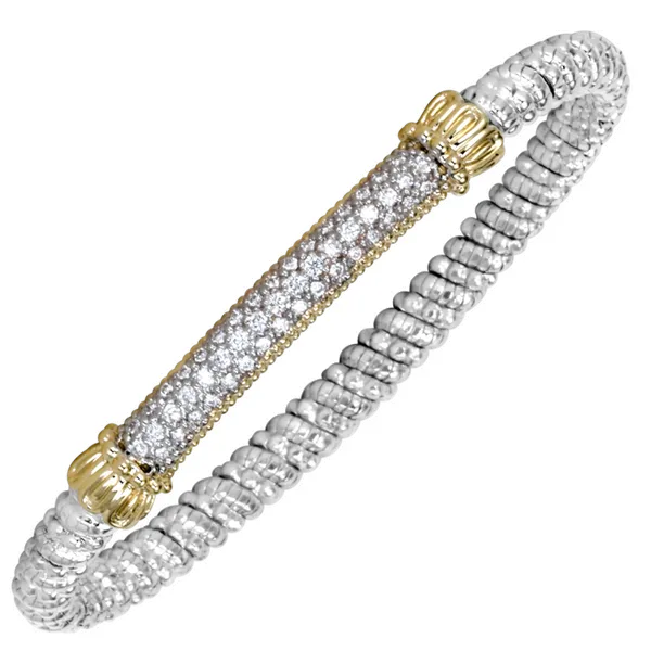 Sterling silver and 14 Karat Yellow Gold Vahan Bracelet Roberts Jewelers Jackson, TN