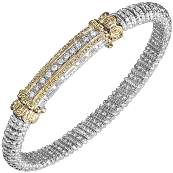 Sterling silver and 14 Karat Yellow Gold Vahan Bracelet Roberts Jewelers Jackson, TN