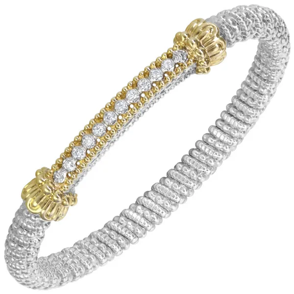 Sterling Silver and 14 Karat Yellow Gold Vahan Bracelet Roberts Jewelers Jackson, TN