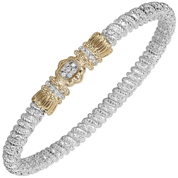 Sterling Silver and 14 Karat Yellow Gold Vahan Bracelet Roberts Jewelers Jackson, TN