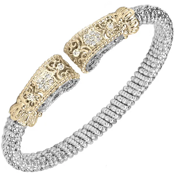 Sterling Silver and 14 Karat Yellow Gold Vahan Bracelet Roberts Jewelers Jackson, TN