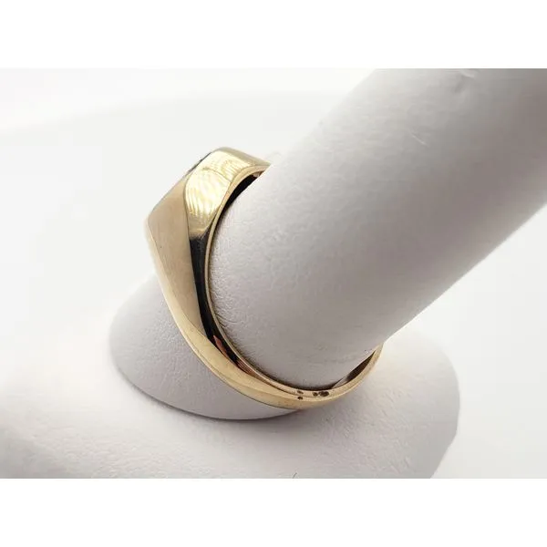 10k yellow gold Masonic ring with black onyx Image 2 Roberts Jewelers Jackson, TN