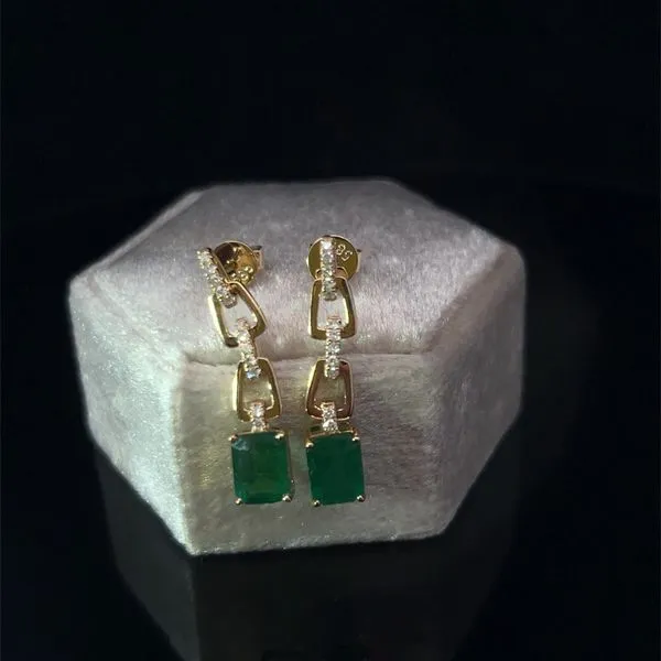 Colored Stone Earrings