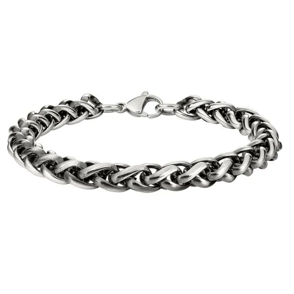 Wheat bracelet in black and silver Roberts Jewelers Jackson, TN