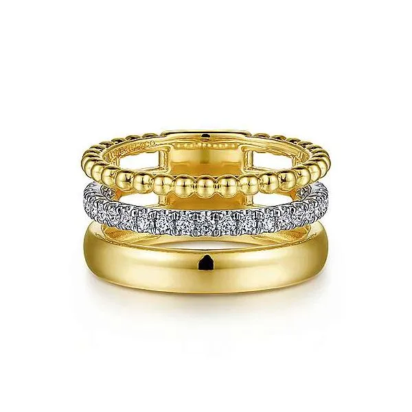 Gabriel Co Gold Fashion Rings 001-410-00089 14KY Roberts