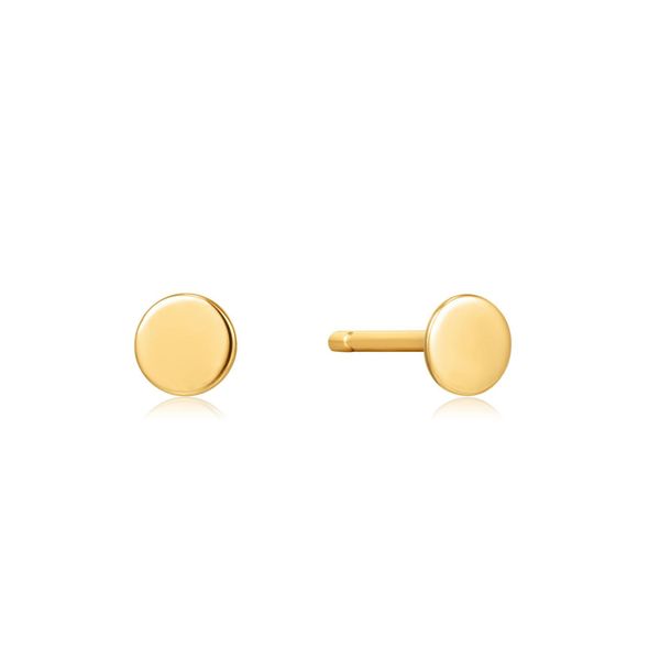 14kt Gold Disc Stud Earrings Roberts Jewelers Jackson, TN